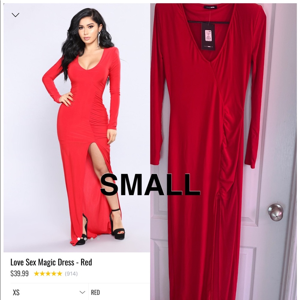 Fashion Nova Love Sex magic maxi dress